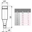 ETI 002311404 Biztosító betét VDOL 10A