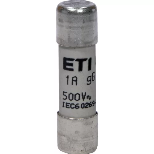 ETI 002651012 BIZTOSÍTÉK 10x38 01A Biztosító betét 500V gG hengeres