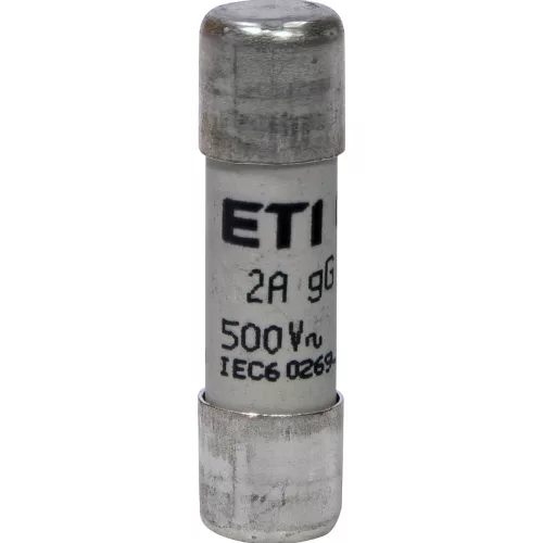 ETI 002651013 BIZTOSÍTÉK 10x38 02A Biztosító betét 500V gG hengeres