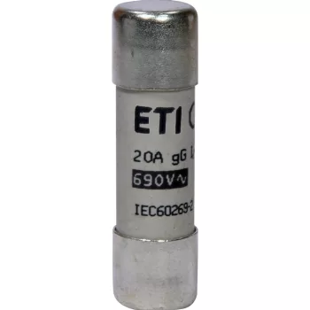   ETI 002651031 BIZTOSÍTÉK 14x51 20A Biztosító betét 690V gG hengeres