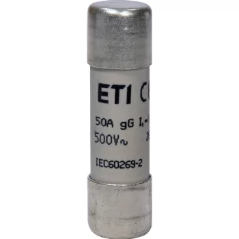   ETI 002651035 BIZTOSÍTÉK 14x51 50A Biztosító betét 500V gG hengeres