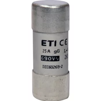   ETI 002651044 BIZTOSÍTÉK 22x58 25A Biztosító betét 690V gG hengeres