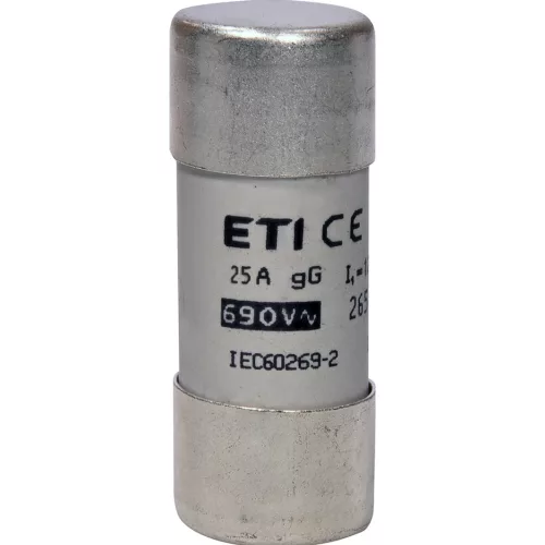 ETI 002651044 BIZTOSÍTÉK 22x58 25A Biztosító betét 690V gG hengeres