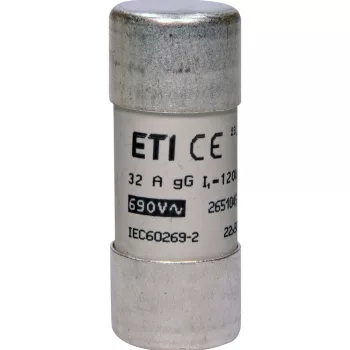   ETI 002651045 BIZTOSÍTÉK 22x58 32A Biztosító betét 690V gG hengeres