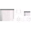 ETI 004181211 BIZTOSÍTÉK NH00/000 50A Biztosító betét NV/NH00 C gL-gG KOMBI 500V késes