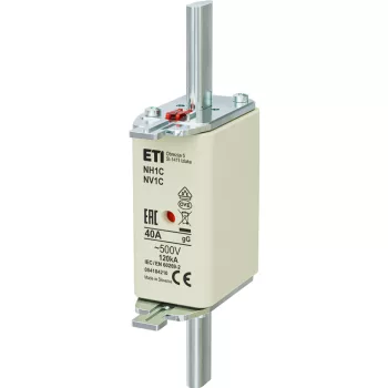  ETI 004184210 BIZTOSÍTÉK NH1 40A Biztosító betét C gL-gG KOMBI 500V késes
