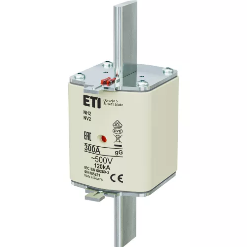 ETI 004185221 BIZTOSÍTÉK NH2 300A Biztosító betét gL-gG KOMBI 500V késes