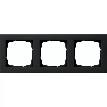 Gira 021309 E2 3-keret fekete vízszintesés függőleges