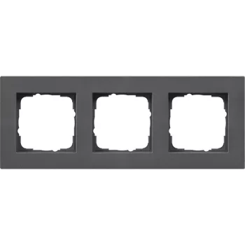 Gira 0213235 3-as fedőkeret lapos szerelési mód E2 antracit