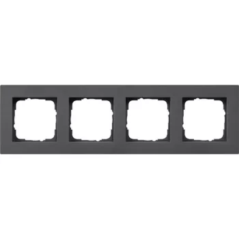 Gira 0214235 4-es fedőkeret lapos szerelési mód E2 antracit