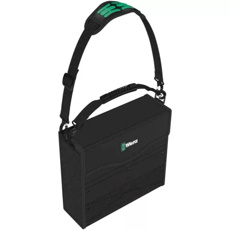 WERA Szerszámostáska Szerszámostáska Tépőzár Vállpánt Szövet 345 mm x 135mm x 375 mm - 05004351001