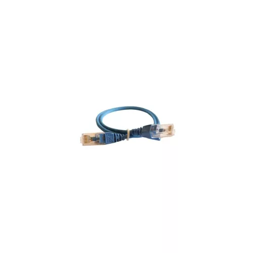 LEGRAND 051545 Patch kábel RJ45-RJ45 Cat6 árnyékolatlan (U/UTP) LSZH (LSOH) 0,5 méter kék d: 5,