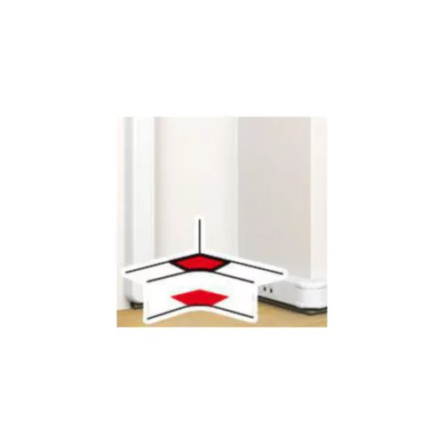 LEGRAND 075621 DLP Belső könyök elem bepattinthatókábelcsatornához80 -120°, 80x50 mm fehér