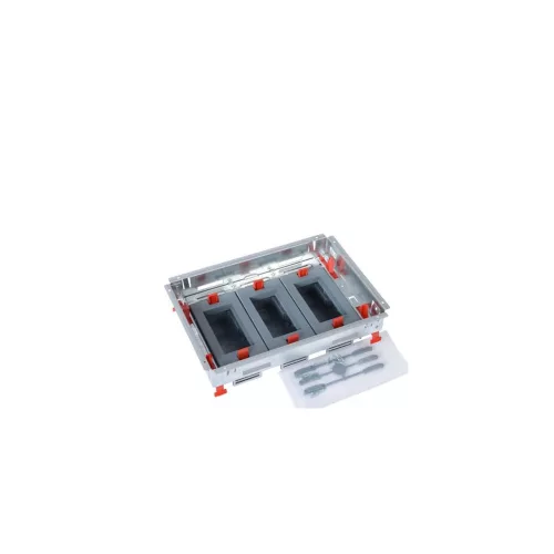 LEGRAND 088020 Padlódoboz fedél nélkül Mosaichoz téglalap-fedél 12-szerelvényhez