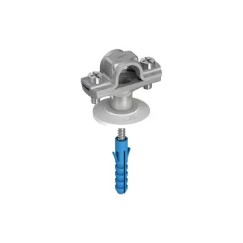 J.P 110175 Rúdtartó Rd16-20 8mm-es dübellel acél-horg.