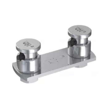   J.P 111370 KS-összekötő 2-szeres Rd6-10 acél-horganyzott/alumínium