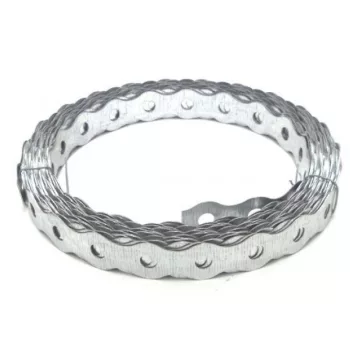   MÜPRO 114807 Lyukacsos szalag horganyzott 12mm széles hullámos 5,5mm lyukméret