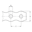 MÜPRO 114810 Lyukacsos szalag horganyzott 27mm hullámos széles 8,5mm lyukméret