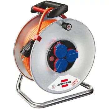   BRENNENSTUHL 1198348 Kábeldob 25m Fém Garant SK 3x2,5mm2 gumi kábeles