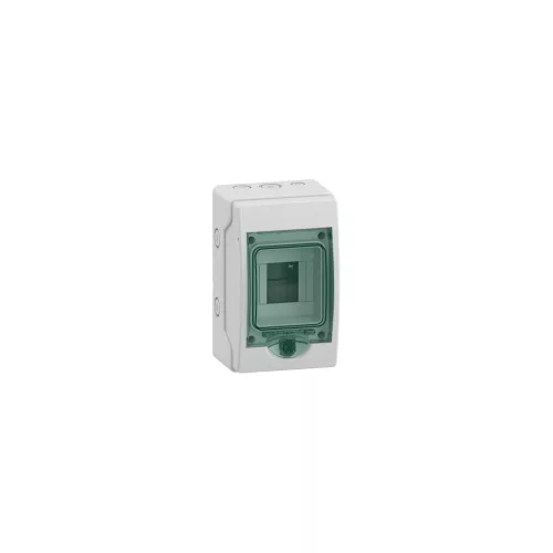 SCHNEIDER 13441 Kaedra kiselosztó átlátszó ajtóval 4M IP65 PE/N kapcsot tartalmaz