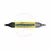 BLEISPITZ Duo kétvégű jelölőfilc 1,5-3,0mm fekete-ezüst No.1782