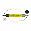 BLEISPITZ Duo kétvégű jelölőfilc 1,5-3,0mm fekete-ezüst No.1782