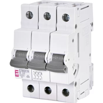 ETI 1900313 ETIMATP6 B32A 3p 6 kA Kismegszakító, 3 modu