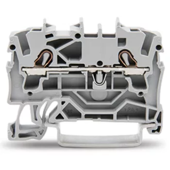   WAGO 2002-1201 Szürke rugós sorkapocs 2,5mm TS35  (push-in)