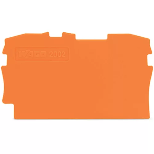 WAGO 2002-1292 Véglap narancs