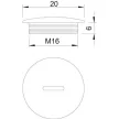 OBO 2033007 Vakdugó M16x1,5