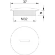 OBO 2033021 Vakdugó M32x1,5