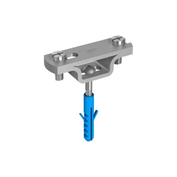   J.P 2037 Vezetéktartó lapos szalagokra 8mm dübellel acél-horg.