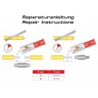 RUNPOTEC 204890 Teljes javítókészlet Ø 15mm üvegszál rúdhoz