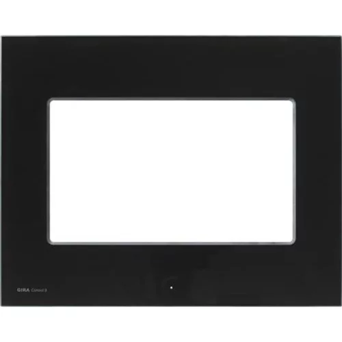 Gira 205705 Control 9 Client 2 fekete üveg design keret