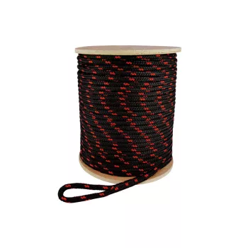 RUNPOTEC 206160 Poliészter behúzó kötél dobon 12 mm 200 m 2180 kg