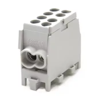   POLLMANN 2080136 HLAK25 1/2M2 Fővez. csatl. szürke műanyag alj 2x25mm2+2x16mm2