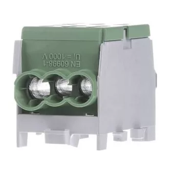   POLLMANN 2080180 Fő vezetéki leágazó HLAK 35-1/4 M2 zöld 4csatl./25mm2