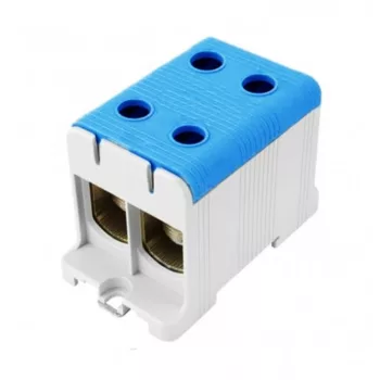   POLLMANN 2090202 UK50/2 Sorkapocs dupla kék 2,5-50 réz, 6-50 alu