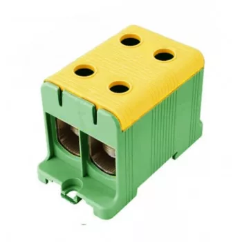   POLLMANN 2090206 UK95/2 Sorkapocs dupla zöld-sárga 16-95 réz, 16-95 alu