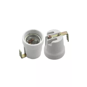 KANLUX 2161 Porcelán foglalat beépíthető, lemezes E27-F