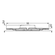 WAGO 221-2501 Rögzítő adapter 1-es 221-2411-hez