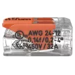 WAGO 221-412 Vezeték összekötő oldható 2P 0,2-4mm2 100db/csomag