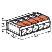 WAGO 221-415 Vezeték összekötő oldható 5P 0,2-4mm2 25db/csomag