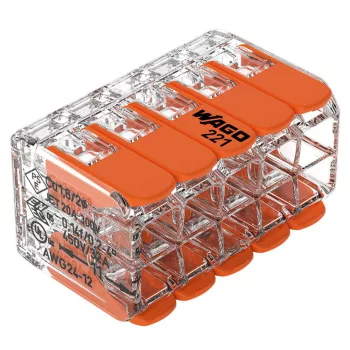 WAGO 221-420 Vezeték összekötő oldható 10P 0,2-4mm2