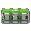 WAGO 221-423 Vezeték összekötő oldható 3P 0,2-4mm2 GREEN RANGE