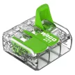 WAGO 221-423 Vezeték összekötő oldható 3P 0,2-4mm2 GREEN RANGE