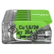 WAGO 221-425 Vezeték összekötő oldható 5P 0,2-4mm2 GREEN RANGE