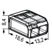 WAGO 221-482 Vezeték összekötő oldható robbanás biztos alkalmazásokhoz 2P 0,2-4mm2