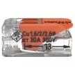 WAGO 221-612 Vezetékösszekötő 2-es 6mm2 50db/csomag