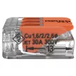 WAGO 221-613 Vezetékösszekötő 3-as 6mm2 30db/csomag